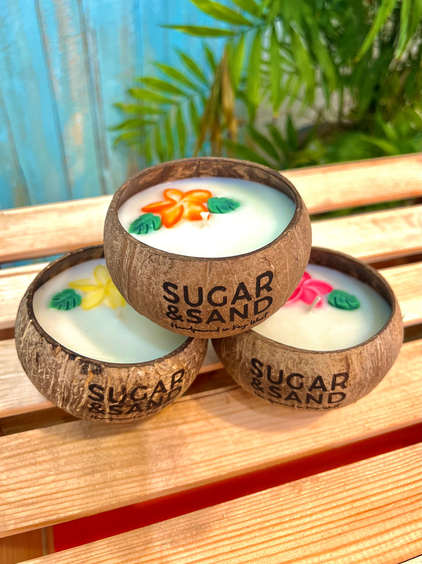 Plumeria Coconut Candle