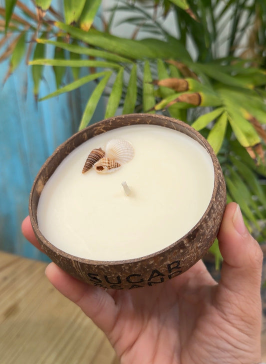Coconut Candle (Includes cotton drawstring bag)