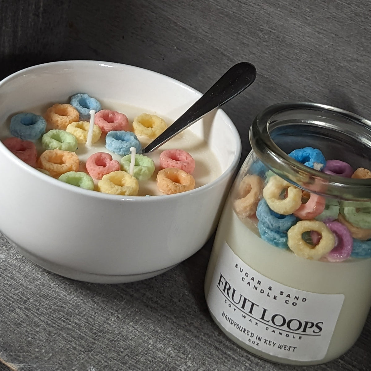 Fruit Loops Candle - Sugar & Sand Candle Co.