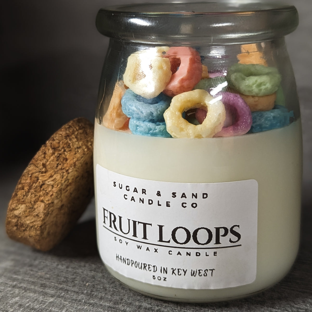 Fruit Loops Candle - Sugar & Sand Candle Co.