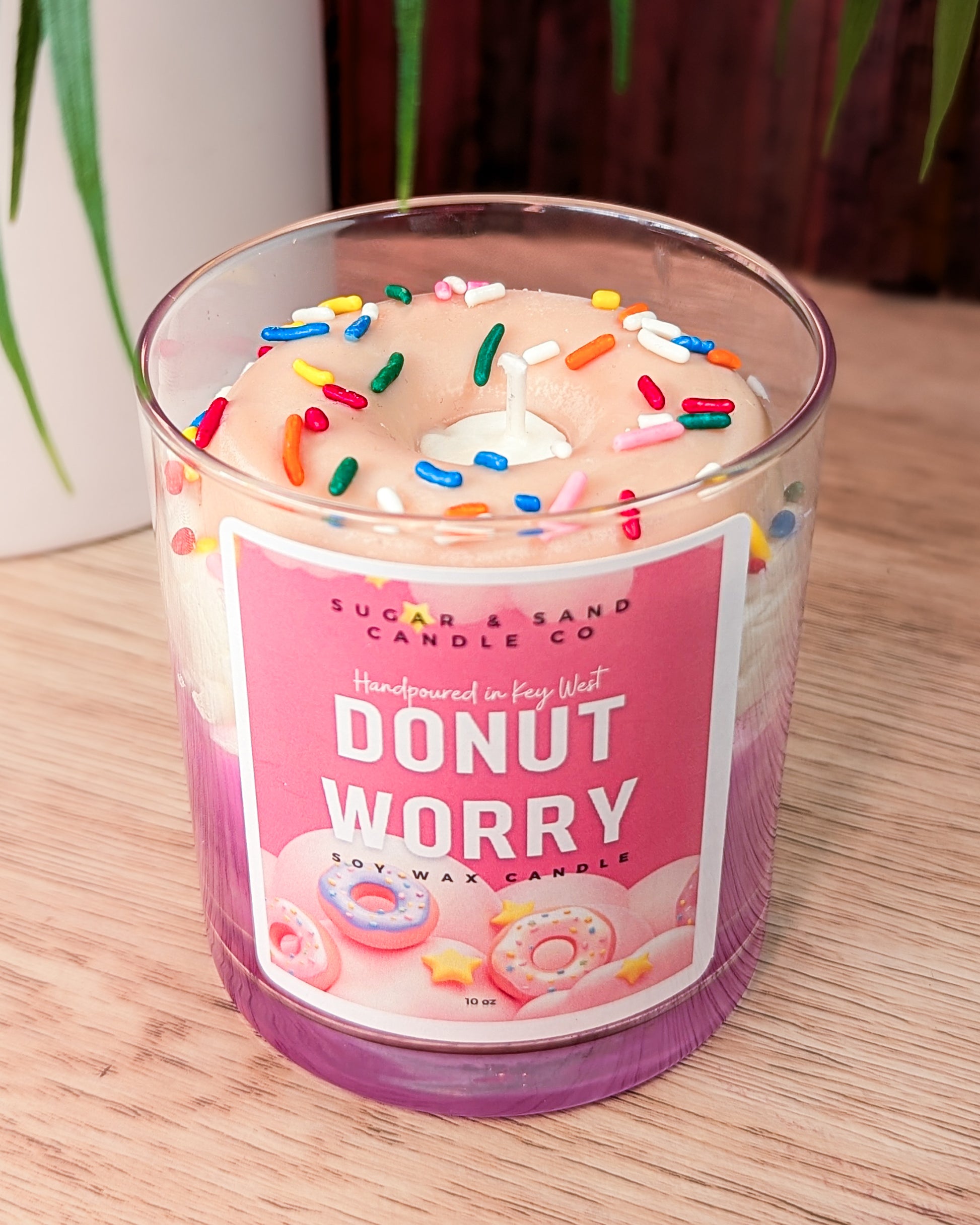 Donut Worry, Be Happy! Sugar & Sand Candle Co. Donut Worry, Be Happy! Sugar & Sand Candle Co.
